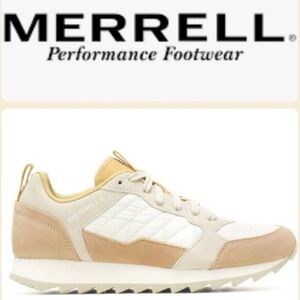 MERRELL Alpine Sneakers in Tan & Orange